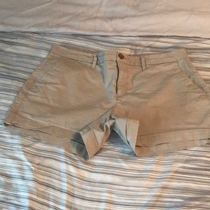 Old navy khaki shorts size 8